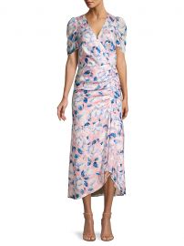 Lorenza Floral Ruched Dress at Saks Fifth Avenue